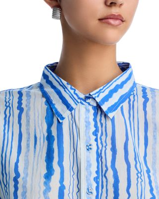 Classic Button Down Shirt & Ruffle Power Pareo™