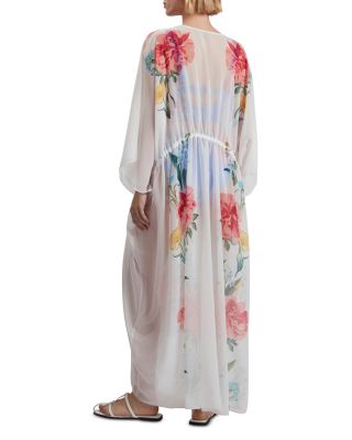 Luusaa Plunging Neck Cover-Up Dress