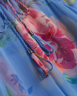 Larja Plunge Neck Cover-Up Dress