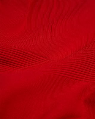 Jescka Sculptured Knit Skater Dress