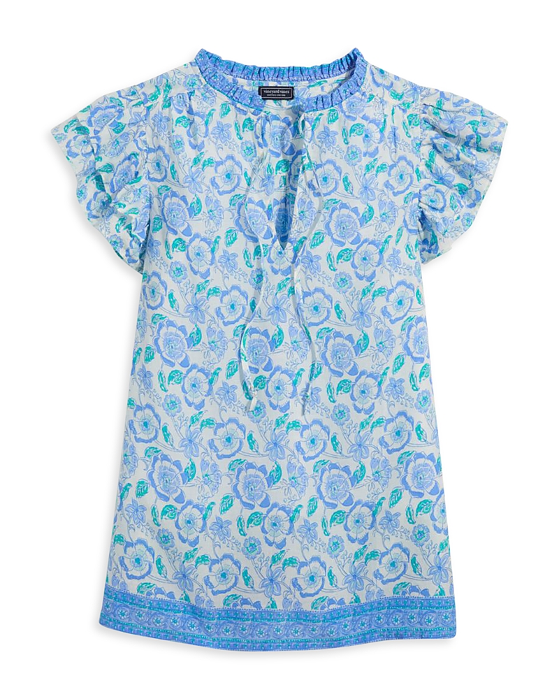 Vineyard Vines Ruffled Sleeve Top