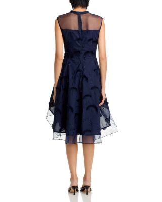 Sleeveless Chiffon Combo Dress 