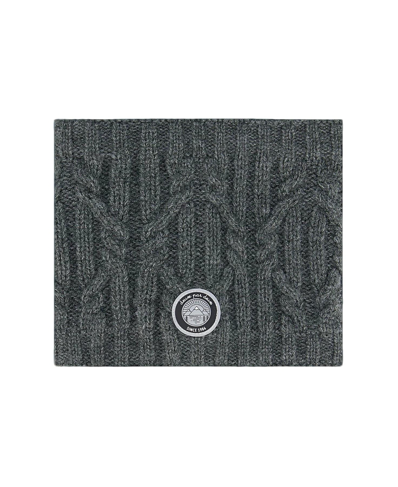 Deux Par Deux Unisex Knit Neckwarmer - Little Kid, Big Kid In Ebony