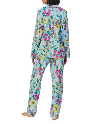 Printed Knit Long Sleeve Pajama Set