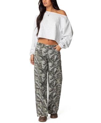 Aveline Off Shoulder Light Sweatshirt