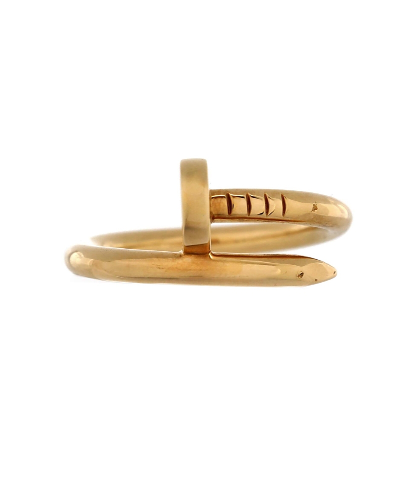 Pre-owned Pre-owned Cartier Cartier Juste Un Clou Ring 18k Gold