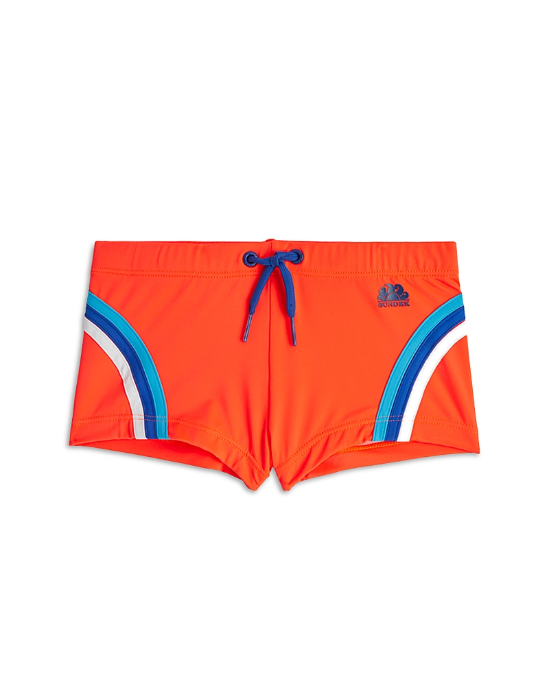 Sundek Boys' Mini Zion Swim Trunks - Little Kid, Big Kid In Fluo Orange