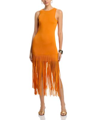 TOCCIN - Margaux Sleeveless Fringe Dress