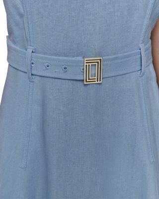 High/Low Belted Dress