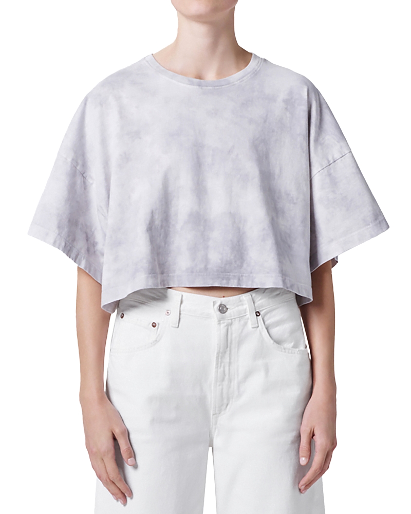 Agolde Arli Oversize Cotton Crop T-shirt