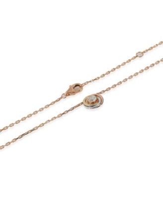 Trinity 18k 3 Tone Gold Pendant