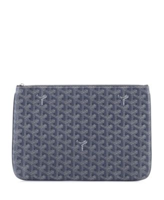 Pre-Owned Goyard - MM Senat Zip Pouch Coated Canvas