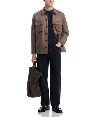 Linen Blend Crewneck Sweater