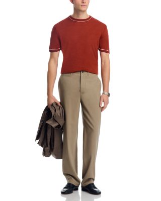 Linen Blend Crewneck Sweater