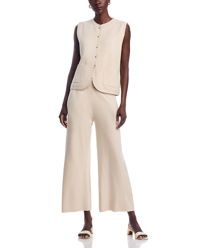 Shop Sioni Sweater Vest & Wide Leg Pants Set