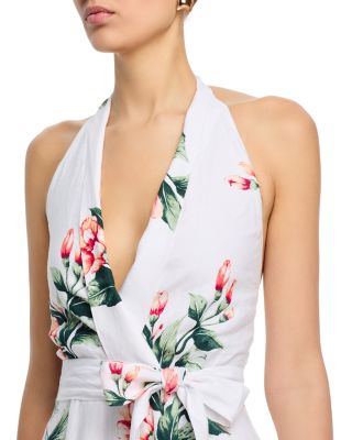 Florentina Flourish Halter Midi Dress