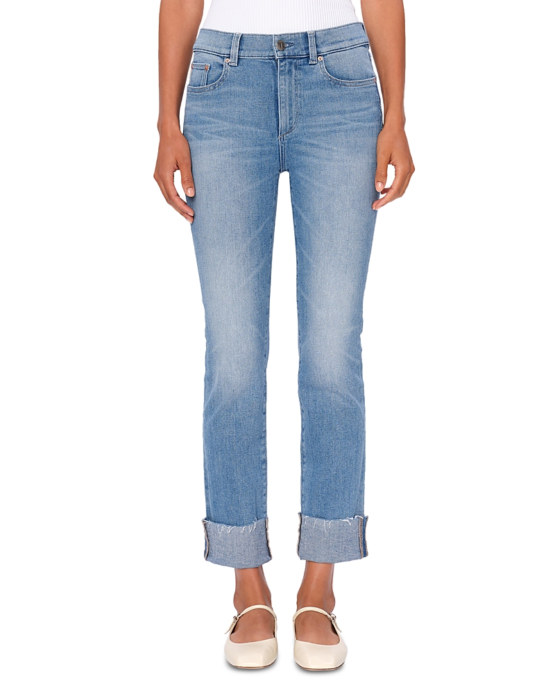 Dl1961 Mara Instasculpt Mid Rise Ankle Straight Leg Jeans In Island Park