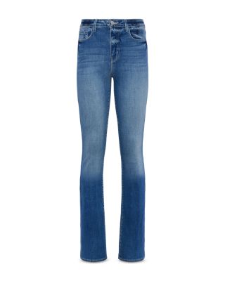 Selma Sleek Slim Bootcut Mid Rise Jeans in Ithaca