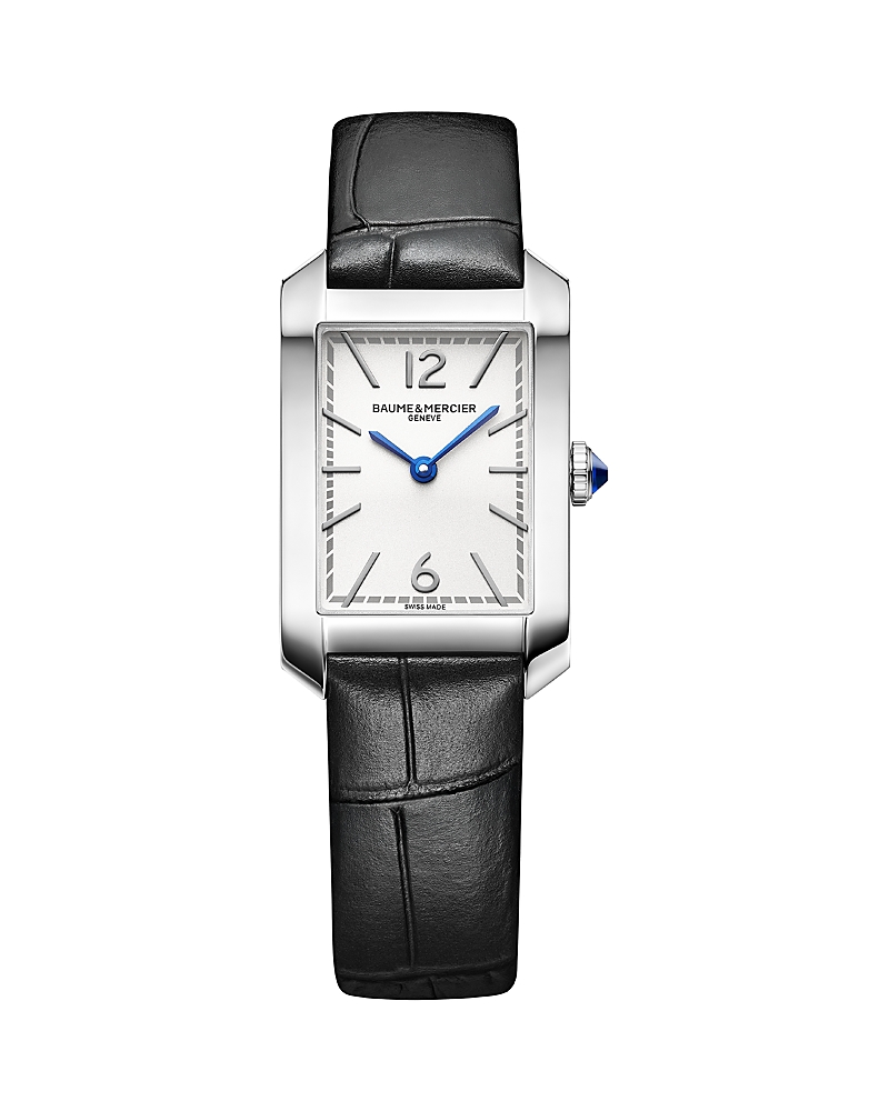 Baume & Mercier Hampton Watch, 35mm X 22mm In White/black