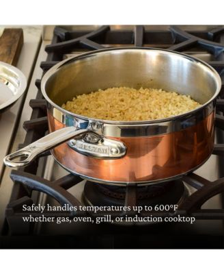 CopperBond&reg; 3-Quart Induction Copper Saucepan with Lid