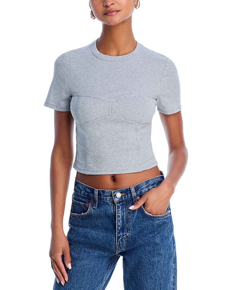 Aqua Bodice Structure Tee