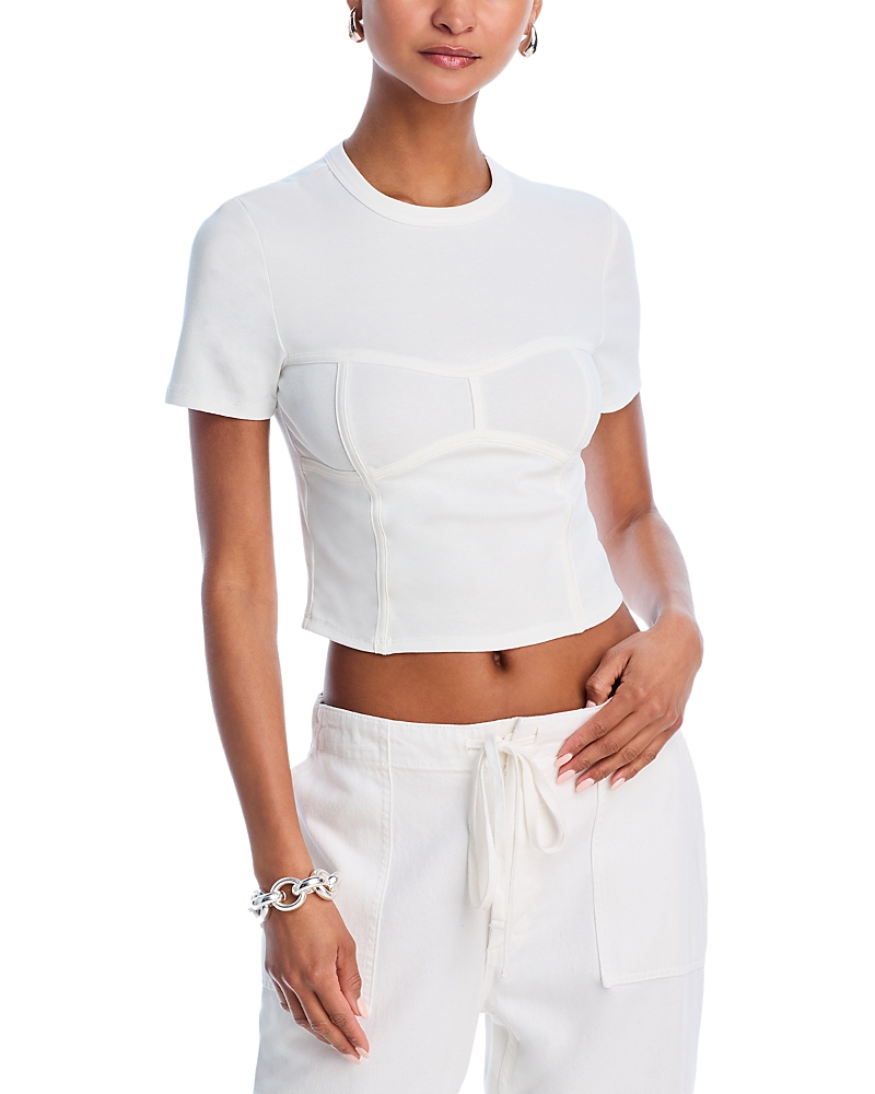 Aqua Bodice Structure Tee