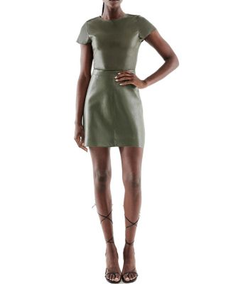 Dallas Recycled Leather Skirt