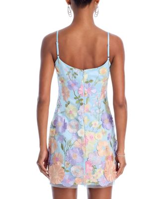 Embroidered Mini Dress - Exclusive