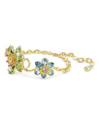 Idyllia Multicolor Crystal Flower Bracelet 
