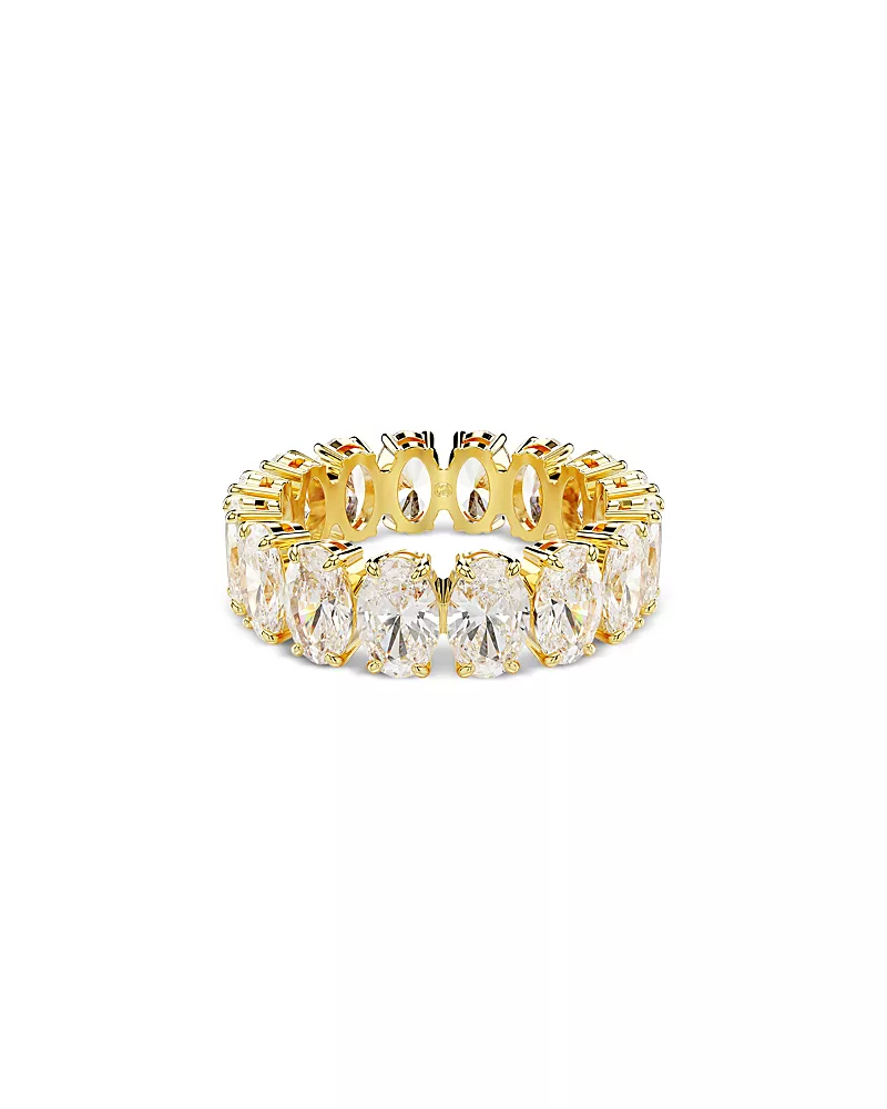 Swarovski Matrix Oval Crystal Eternity Ring