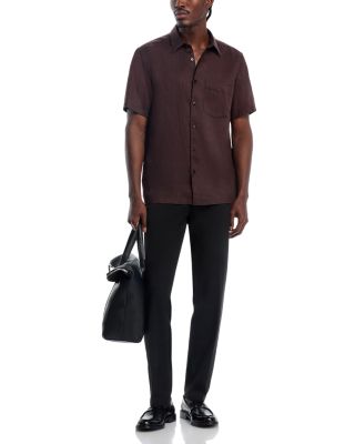 Irving Short-Sleeve Shirt in Relaxed Linen