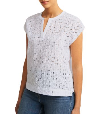 Joanna Broderie Top