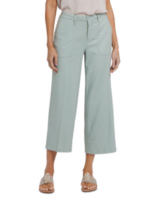 Wide Leg Cropped Pants