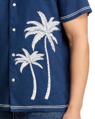 Gibson Embroidered Palm Short Sleeve Shirt