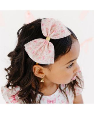 Girls' Ditsy Floral Tulle Bow Headband - Little Kid, Big Kid