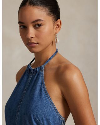 Ralph Lauren Lauren Ralph Lauren Denim Halter Dress | Bloomingdale's Women