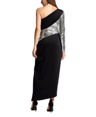 Foxie One-Shoulder Gown