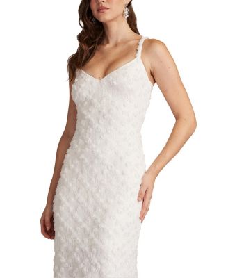 Erma 3D Floral Spaghetti Strap Gown