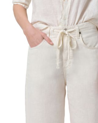 Brynn Drawstring Linen Trousers