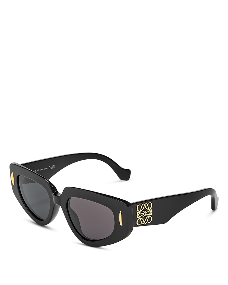 Loewe Anagram Geometric Sunglasses, 51mm