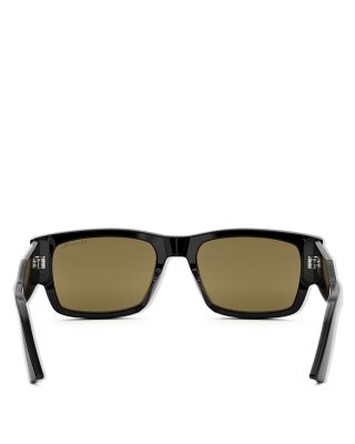  Christian Dior Label S1I Rectangular Sunglasses, 54mm