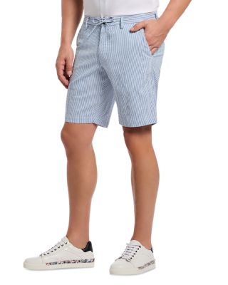Fornillo Seersucker Relaxed Fit 8" Shorts