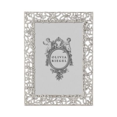 Papillon with Crystals Frame, 4" x 6"