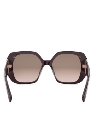 Tubogas Black Geometric Sunglasses, 54mm