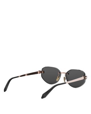 Serpenti Forever Rose Oval Sunglasses, 58mm