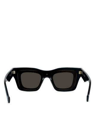 Signature Black Geometric Sunglasses, 54mm