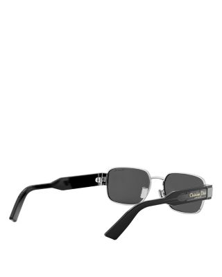 DIOR Couture Christian Dior Label Rectangle Sunglasses, 54mm