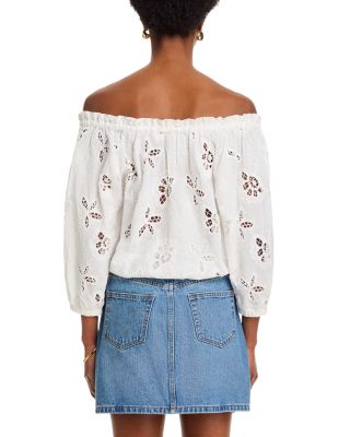 Rosalia Eyelet Top