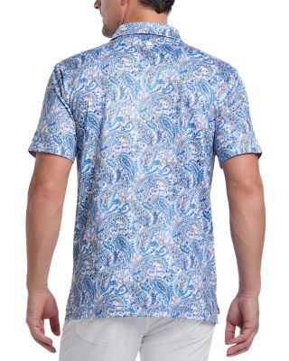 Matos Paisley Classic Fit Performance Polo Shirt