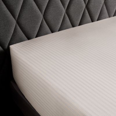 Anne de Solene - Journey Striped Sateen Fitted Sheet, Queen